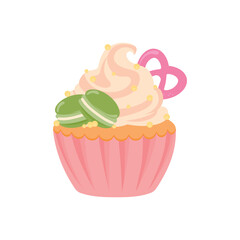 party cupcakes Keep cakes, birthday parties, cupcakes of various flavors, chocolate, lemon, blueberry, vanilla, milk, mixed fruit cupcakes