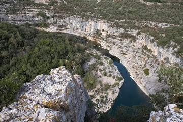 Fototapeta na wymiar Gorge d'Ardèche