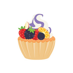 party cupcakes Keep cakes, birthday parties, cupcakes of various flavors, chocolate, lemon, blueberry, vanilla, milk, mixed fruit cupcakes