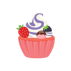 party cupcakes Keep cakes, birthday parties, cupcakes of various flavors, chocolate, lemon, blueberry, vanilla, milk, mixed fruit cupcakes