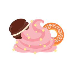 party cupcakes Keep cakes, birthday parties, cupcakes of various flavors, chocolate, lemon, blueberry, vanilla, milk, mixed fruit cupcakes