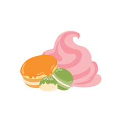 party cupcakes Keep cakes, birthday parties, cupcakes of various flavors, chocolate, lemon, blueberry, vanilla, milk, mixed fruit cupcakes