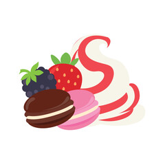 party cupcakes Keep cakes, birthday parties, cupcakes of various flavors, chocolate, lemon, blueberry, vanilla, milk, mixed fruit cupcakes