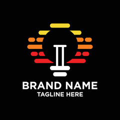 Bulb Logo Design Template Inspiration, Vector Illustration.