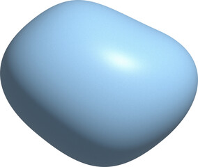 cute 3D abstract modern shape decoration