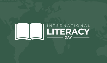 International Literacy Day Background Illustration