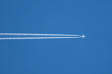 Plane in the sky
