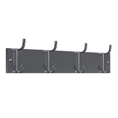 3d rendering illustration of a wall mounted coat hanger