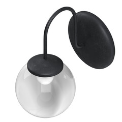 3d rendering illustration of a wall light