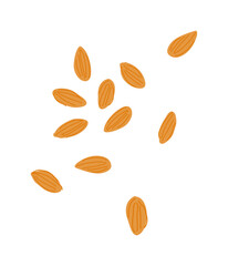 Fall vegetables - almonds