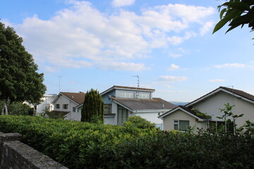 View of houses and the sky in Bournemouth