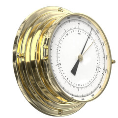 3d rendering illustration of a wall barometer