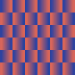 Gradient checkerboard print pattern . Vector seamless pattern. - 537024437