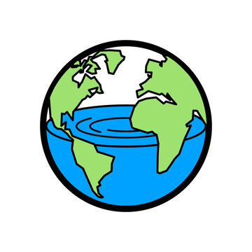 Planet Earth is running out of water. World catastrophe of lack of water on Earth.