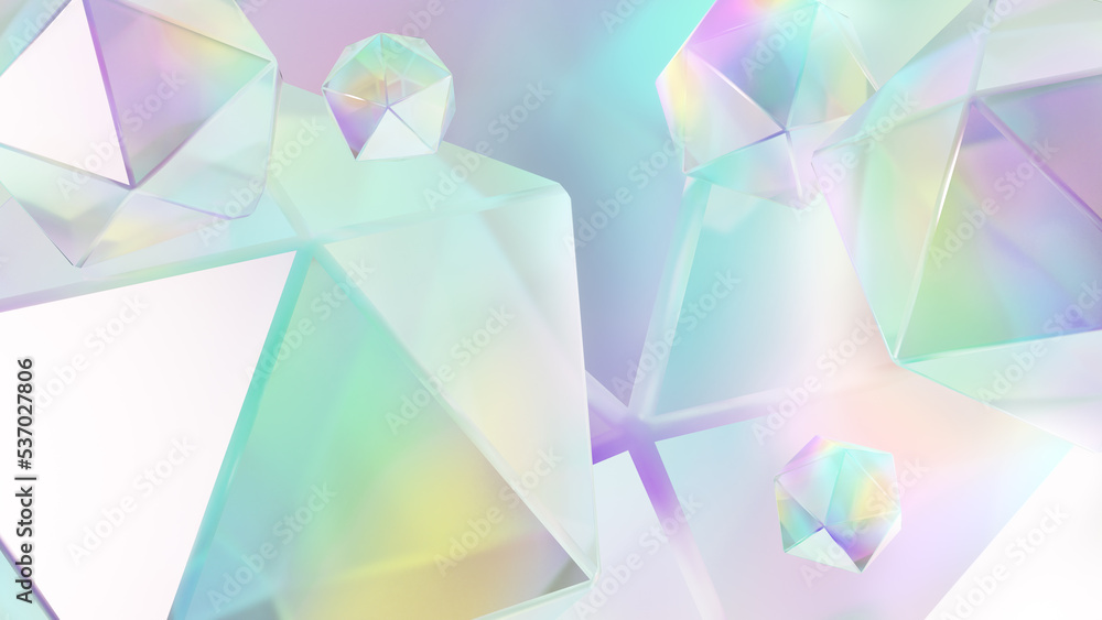 Aufkleber abstract hexagonal background template in vibrant colors for presentations on science and technology