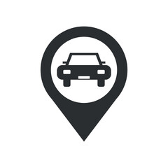 car icon on a white background