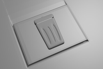 white delete button,keyboard