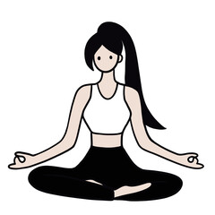 yoga pose illustration