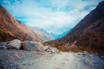 Obraz premium Autumn landscape in the mountains