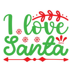 Fototapeta premium Christmas SVG T Shirt Design