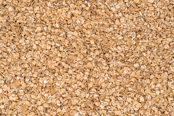 Oat flakes texture background, close up. oatmeal. barley flakes. rolled oat