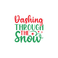 Naklejka premium Christmas SVG T Shirt Design