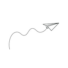 paper plane flight path, path to business