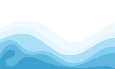 Obraz na płótnie Canvas Abstract Water wave vector illustration design background