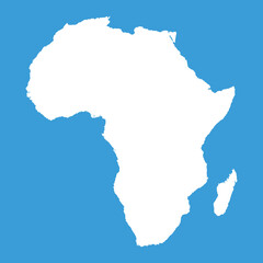 continent map Africa