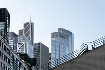City of London modern building facades