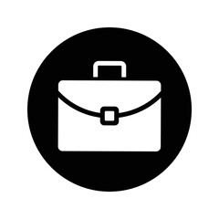 Bag , Job , Income icon design. Black vector design for web and mobile.
