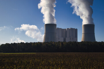 Braunkohlekraftwerk Schwarze Pumpe Lausitz - Kraftwerk - Power Plant - Kohle - Fossile Energie -...