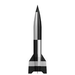 3d rendering illustration of a V2 rocket missile