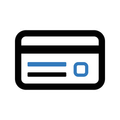 Billing, card, credit card icon design. Black vector design for web and mobile.