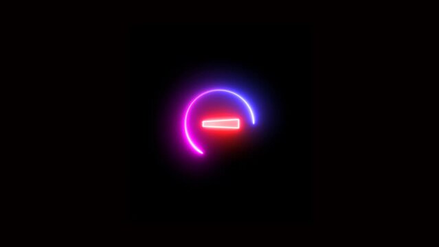 neon glowing sign