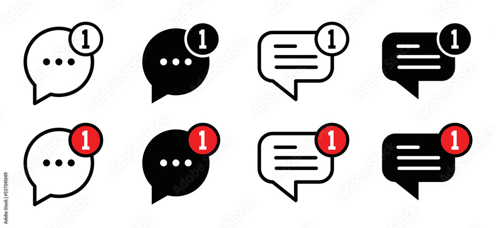 Poster inbox message icon vector set. notice, and incoming inbox. new message sign. incoming voicemail symb