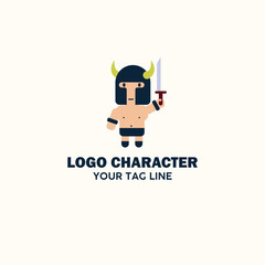 logo game character design for kids