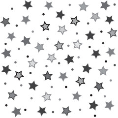 Star pattern. Seamless vector stars background. Cute festive Christmas and holidays ornament