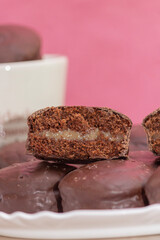 A deliciou snack gengirbread. 