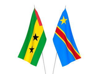 Democratic Republic of the Congo and Saint Thomas and Prince flags