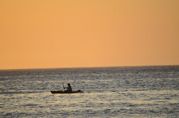Fototapeta premium fishing boat in the sea