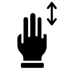 3x vertical scroll icon