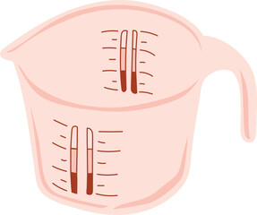 Measuring Cup Baking Tools Illustration