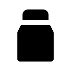 Jar Flat Vector Icon