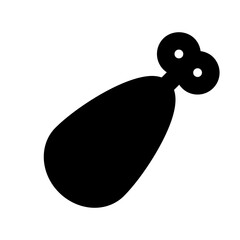 Leg Piece Flat Vector Icon