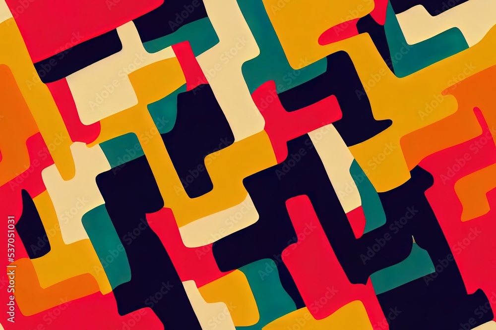 Poster set of cute bright seamless patterns. 2d illustration bright design. abstract seamless geometric pat