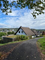 Oberbergische landscape, City of Wiehl, North Rhine-Westphalia Germany