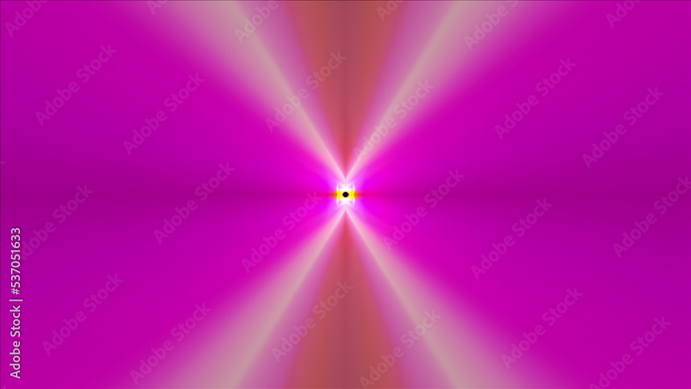 Poster light tunnel. computer generated 3d render
