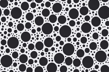 Fototapeta premium Seamless geometric pattern. Circles. Gray background.