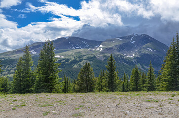 Mount Lincoln scenic view from Hoosier Pass (Breckenridge, CO)